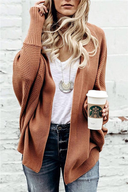 Colbie Dolman Cardigan - Red