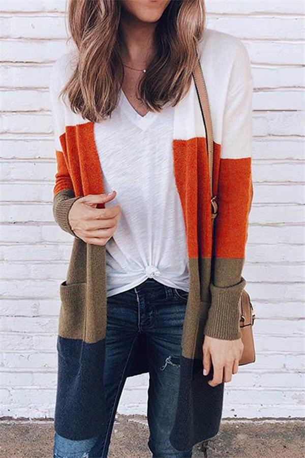 Wild Striped Knitted Cardigan