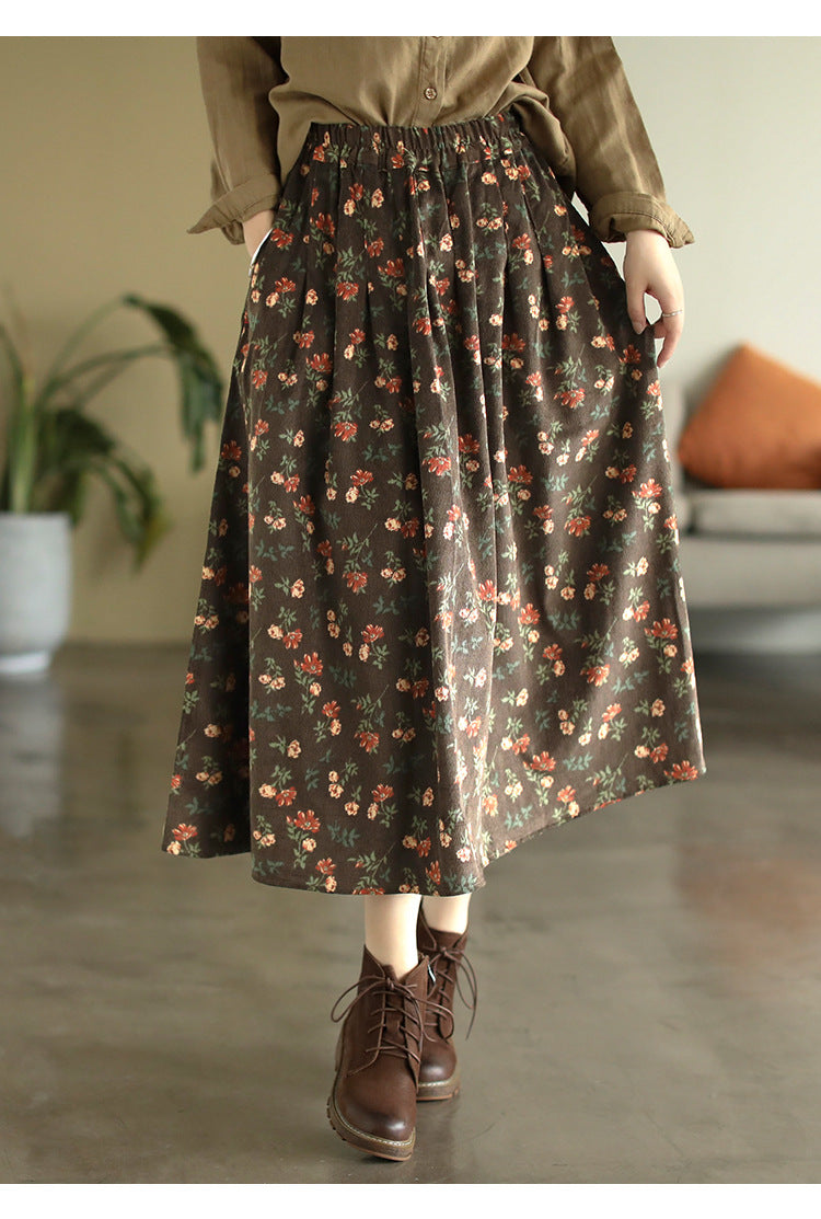 Corduroy Skirt