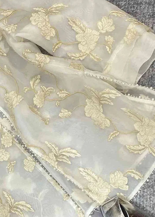 Chinese Style Embroideried Tops and Skirts Two Pieces Set Summer