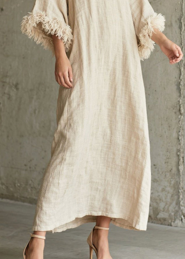White V Neck Patchwork Faux Fur Vacation Dresses Fall