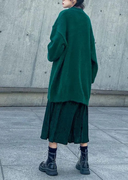Spring Sweater Mid-length Velvet Skirt Pleated Skirt Two-piece