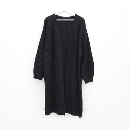 Loose Long Knitted Sweater Coat
