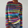 Vintage Icelandic Geometric Knit Cozy Sweater artswardrobe