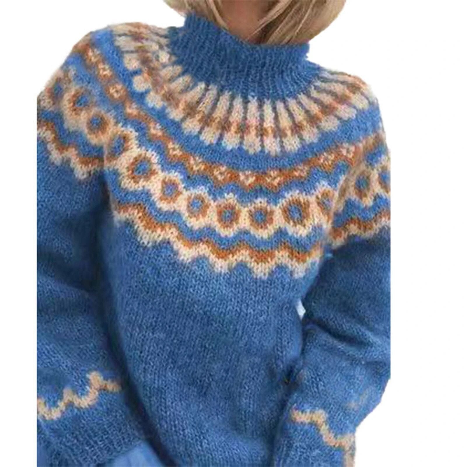 Ellie® | Turtleneck knitted sweater for women
