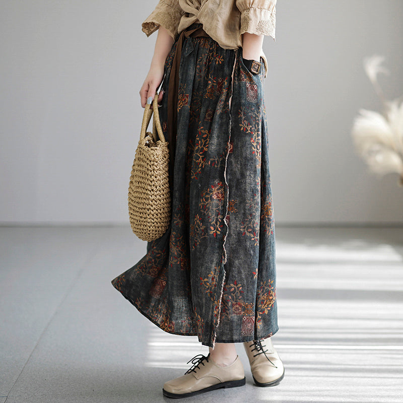 Cozy Linen Skirt