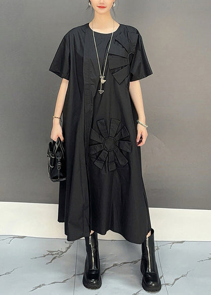 Khaki Oversized Cotton Long Dresses Summer