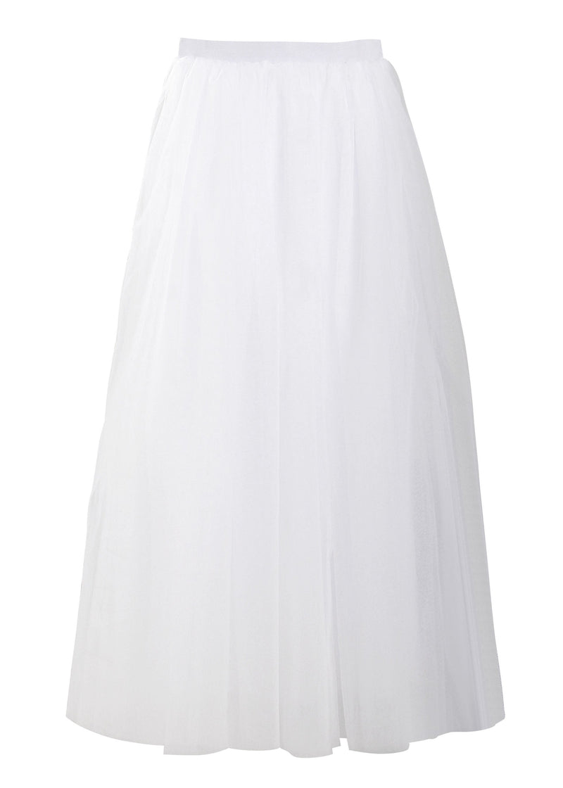 Handmade White Tulle Skirt Spring