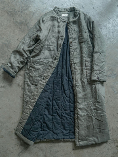 Winter Button Pocket Padded Coat