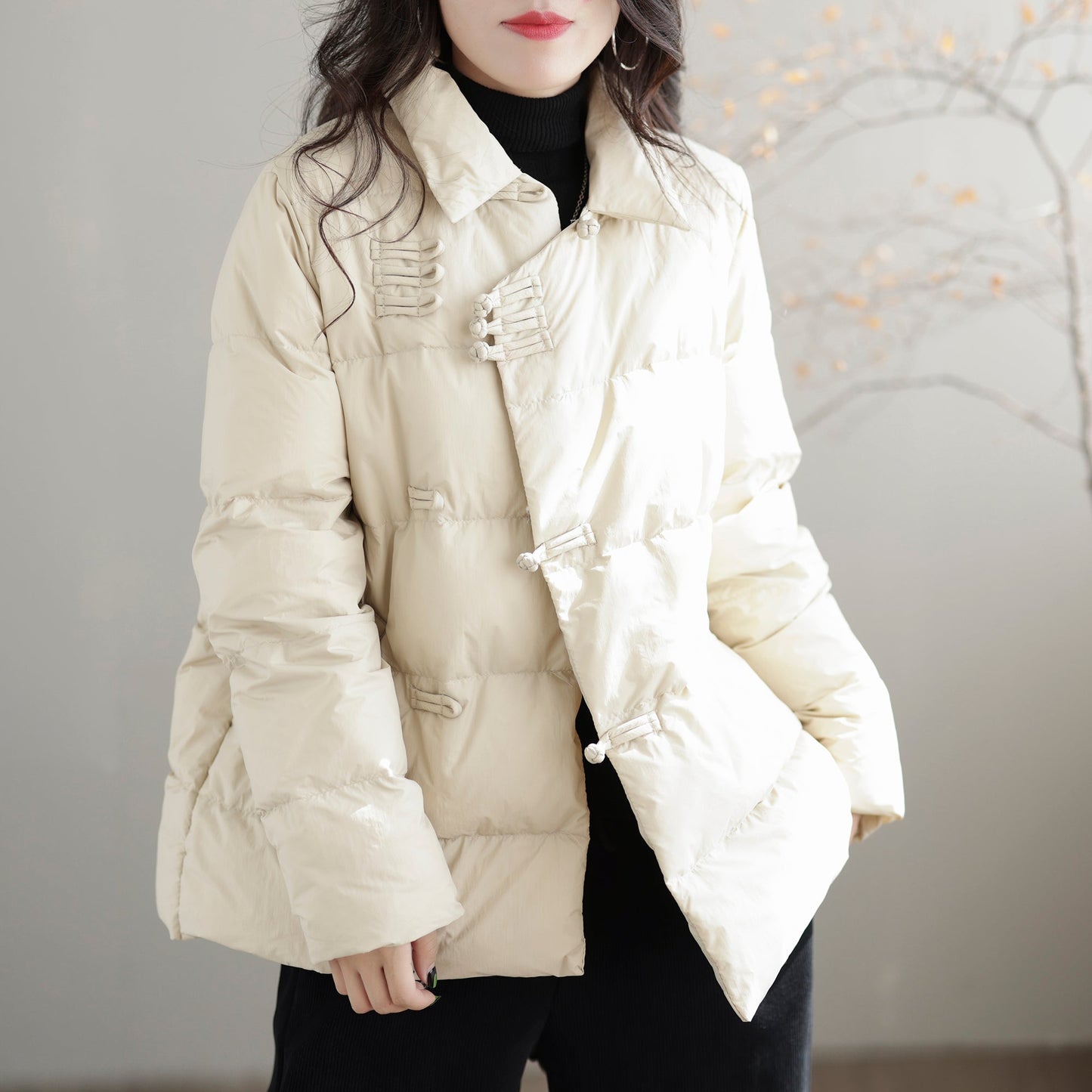 Winter Retro Loose Down Coat