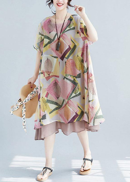 French O Neck Large Hem Clothes Neckline Dresses
