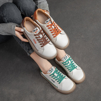 Summer Thin Leather Retro Shoes