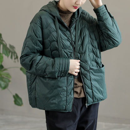 Winter Loose Hooded Down Coat