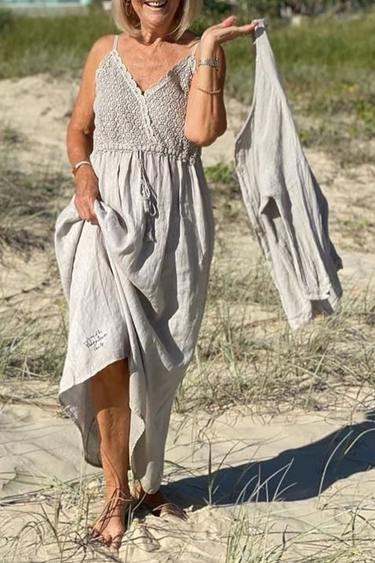 Split Joint Spaghetti Strap Straight Dresses