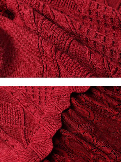 Knitted Lace Dress