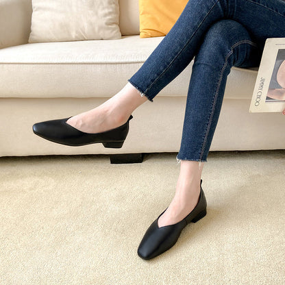 Summer Retro Soft Leather Wedge Shoes (34-40)