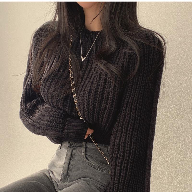 Esther® | Trendy crew neck sweater, perfect for winter