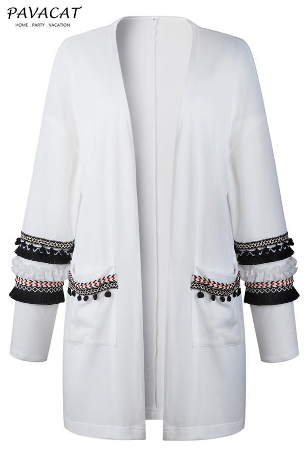 Cording Knitted Cardigan