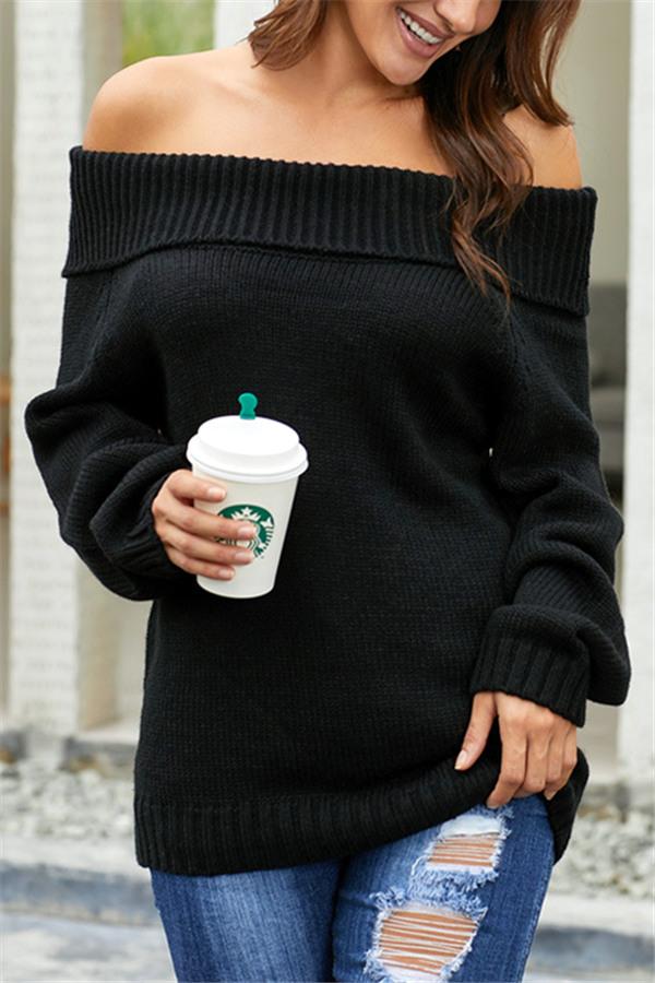 Off Shoulder Sweater