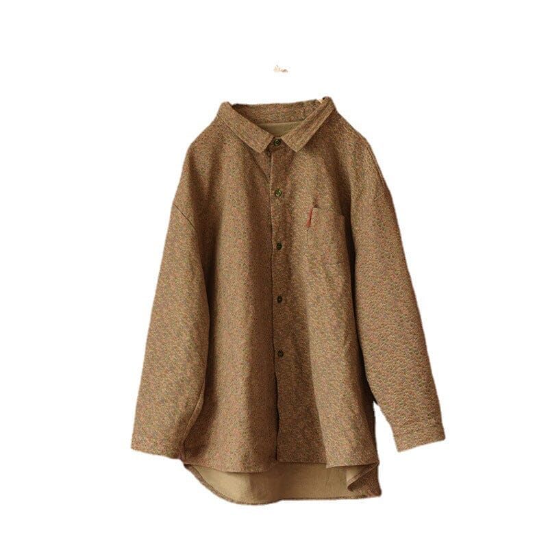 Retro Cotton Autumn Blouse