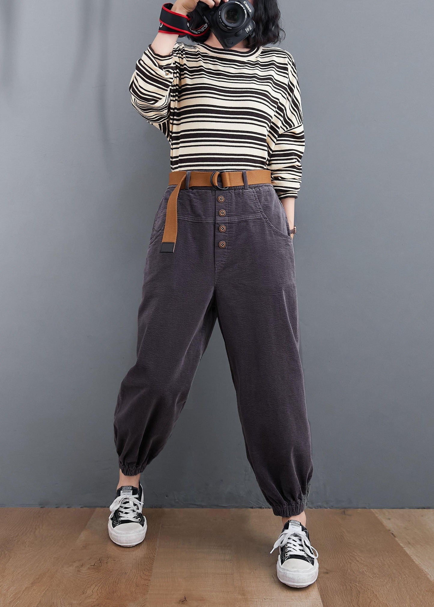 Gray Pants Oversize Pockets Thick Tutorials Pants