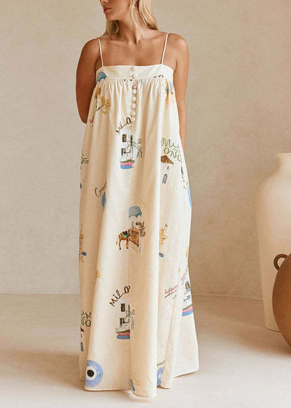 New Camisole Vacation Style Long Dress Summer