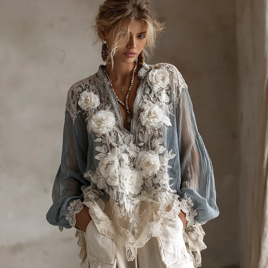 Blue white
