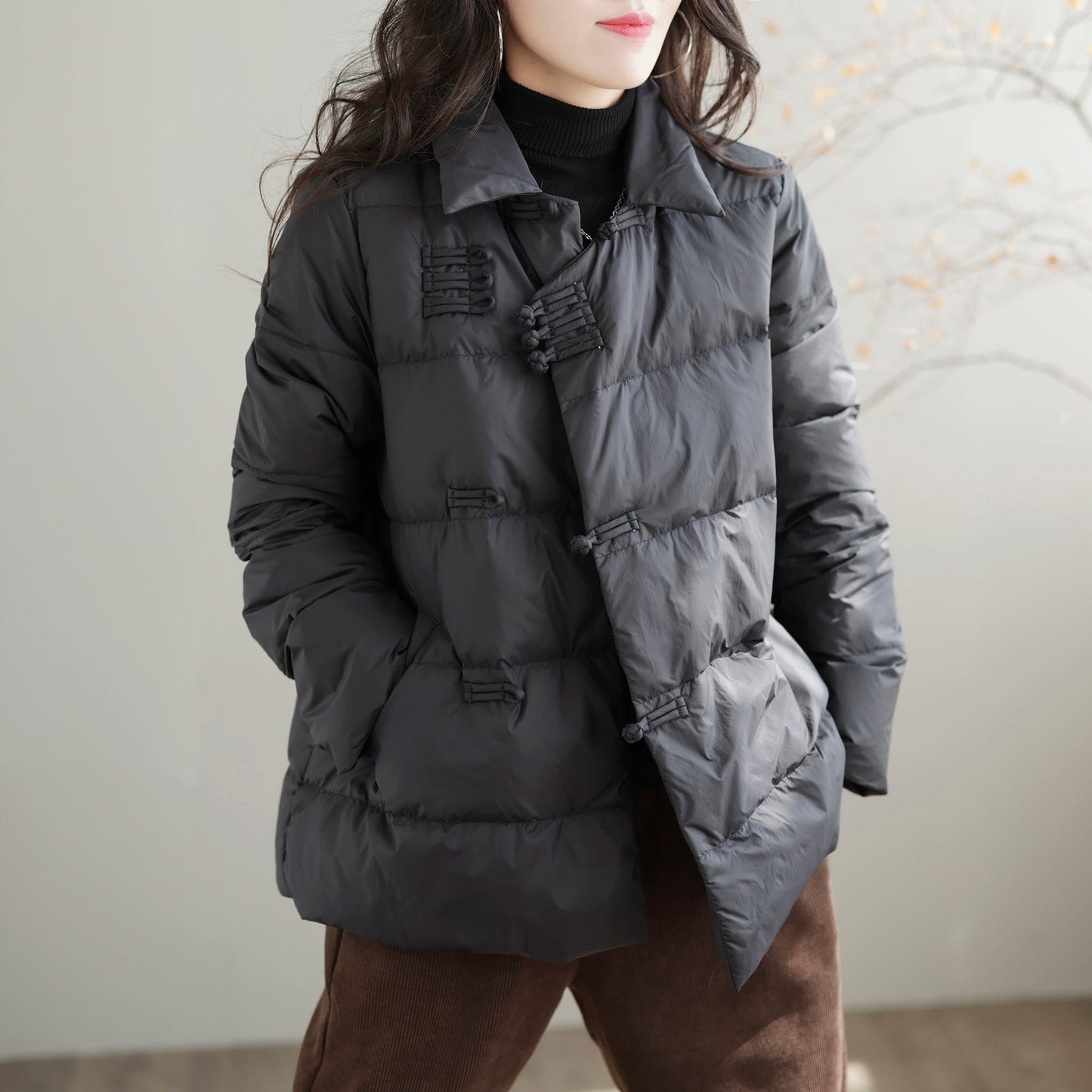 Winter Retro Loose Down Coat