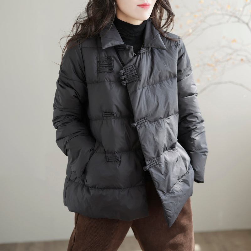 Winter Retro Loose Down Coat