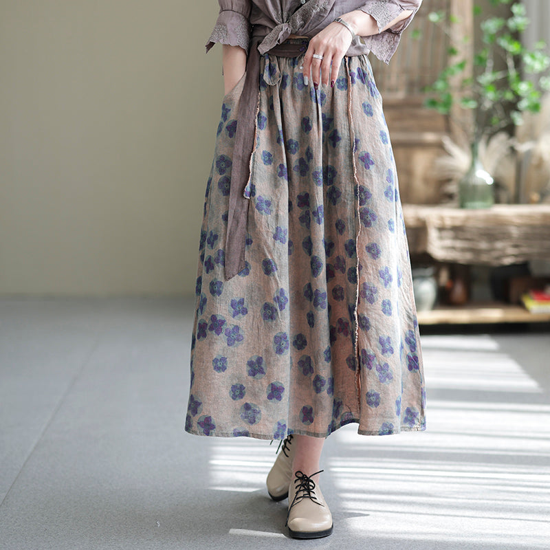 Cozy Linen Skirt
