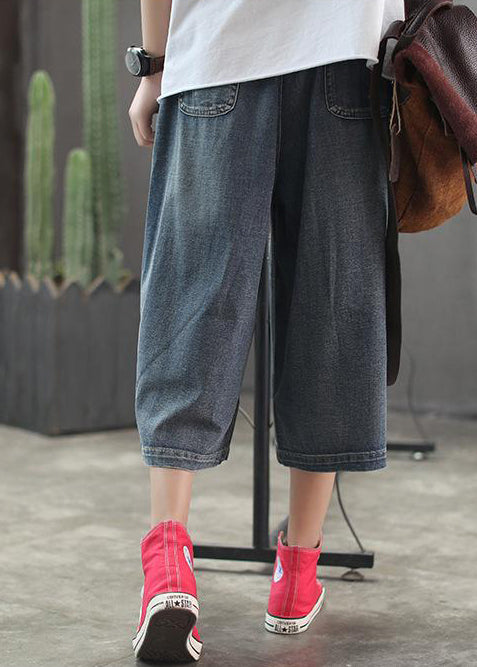 Patchwork Burr Spring Wide Leg Pants