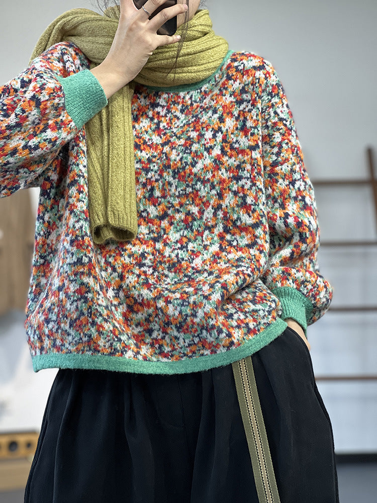 Knit Thick Warm Crew Neck Sweater