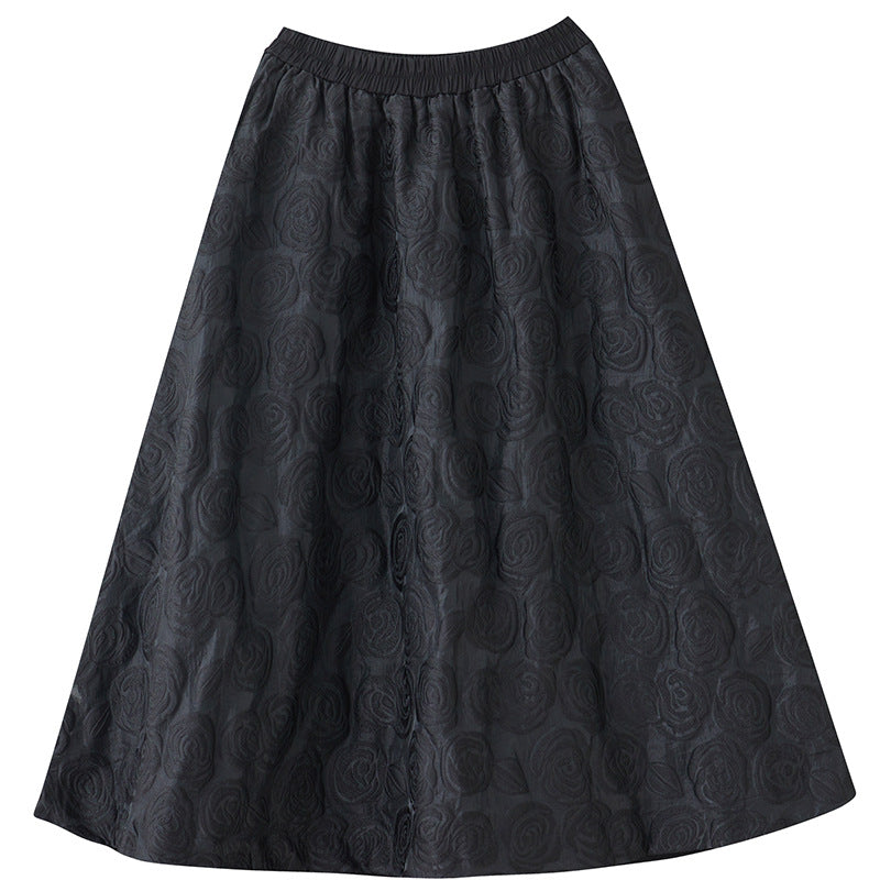 Loose Stitching Design Skirt