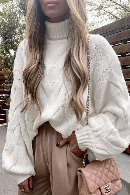 Street Color Turtleneck Sweaters(5 Colors)
