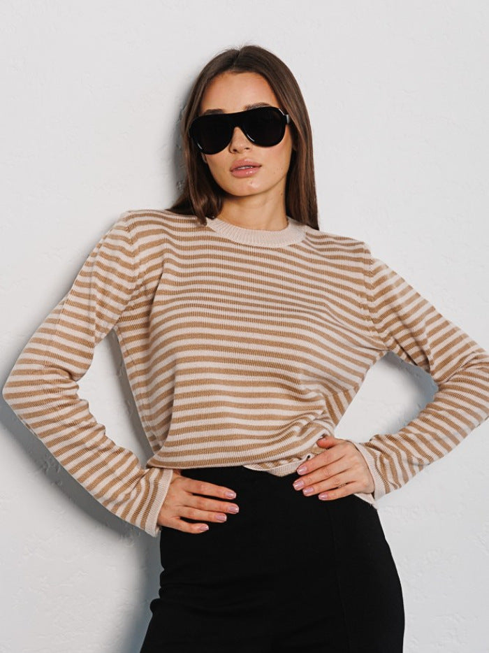Alessandra® | Striped long-sleeved sweater Amelia