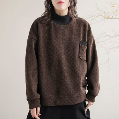 Retro Loose Winter Cotton Sweater