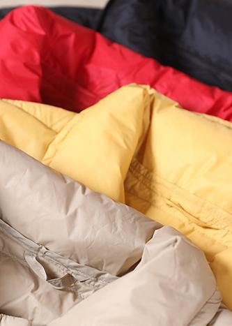 Fine Khaki Down Coat Snow Jackets Lapel Pockets Winter Outwear