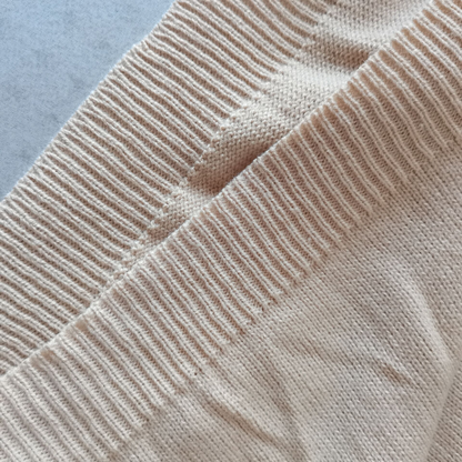 Half Turtleneck Loose Print Sweater