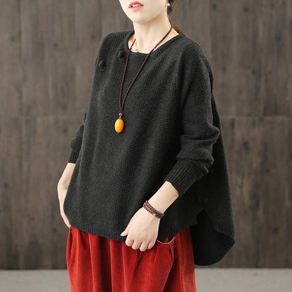 Loose Pullovers Irregular Sweaters