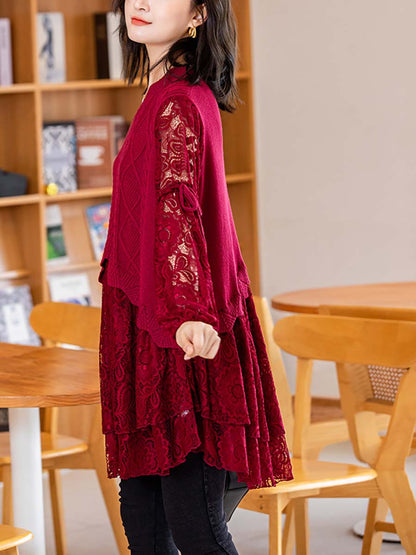 Knitted Lace Dress