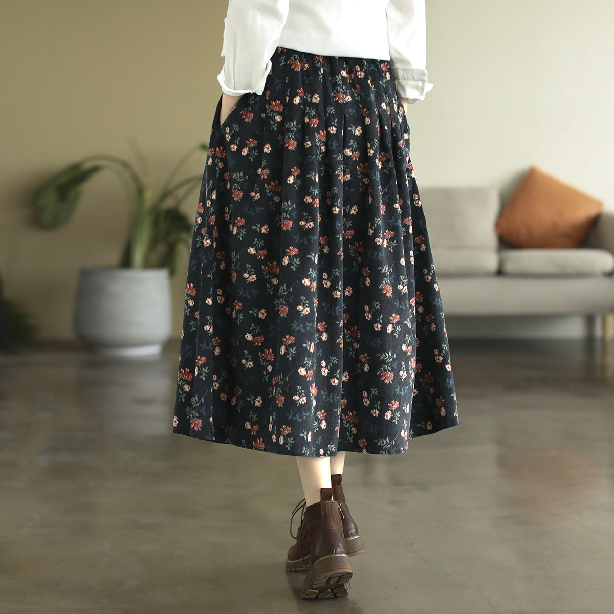 Corduroy Skirt