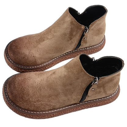 Cozy Autumn Handmade Comfort Short Boots