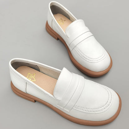 Summer Retro Leather Shoes