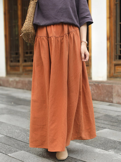 Cozy Retro A-line Skirt