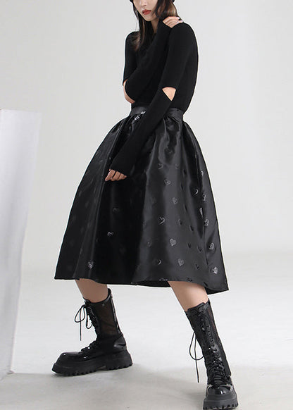 Boutique Black a Line Skirts Spring