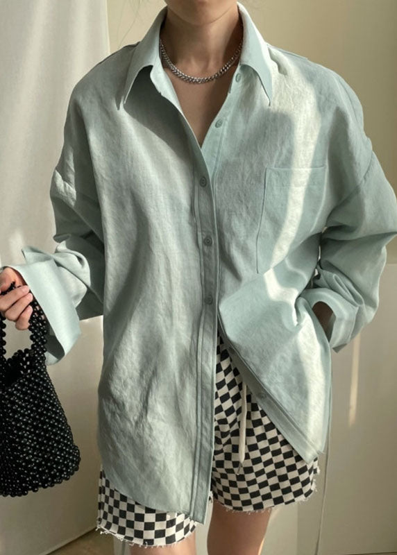Pink Peter Pan Collar Tie Waist Shirt Spring