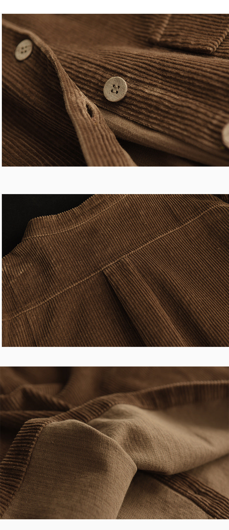 Cotton Corduroy Pocket Stripe Jacket