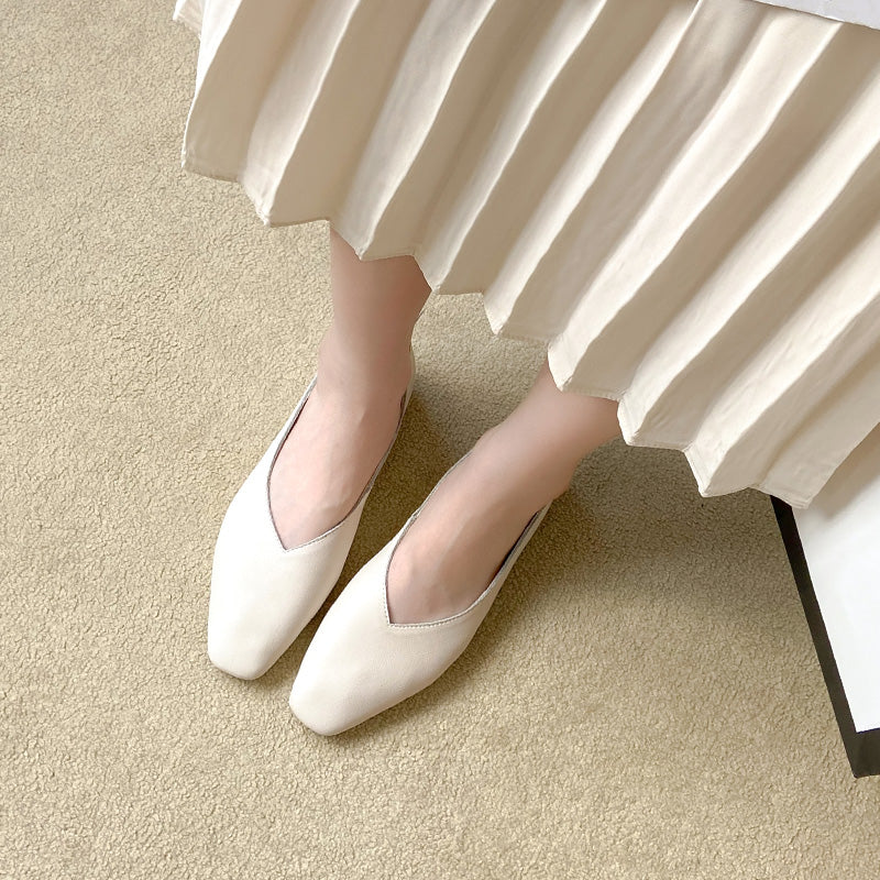 Summer Retro Soft Leather Wedge Shoes (34-40)