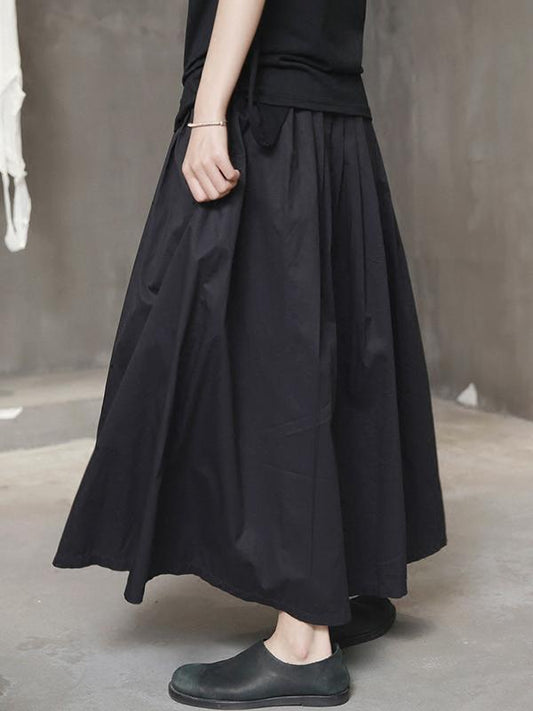Simple Black Light Loose Dress