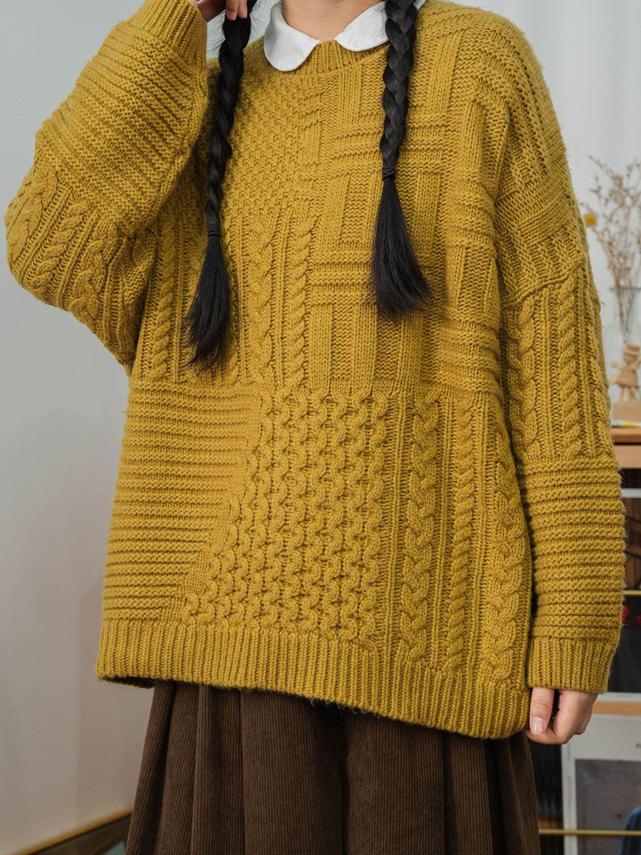 Winter Sweet Knitted Loose Sweater